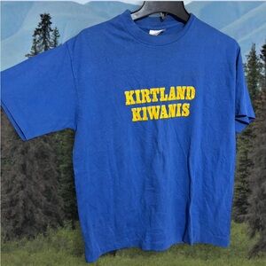 Vintage made USA singlestitch Blue Kirtland Kiwanis T-Shirt